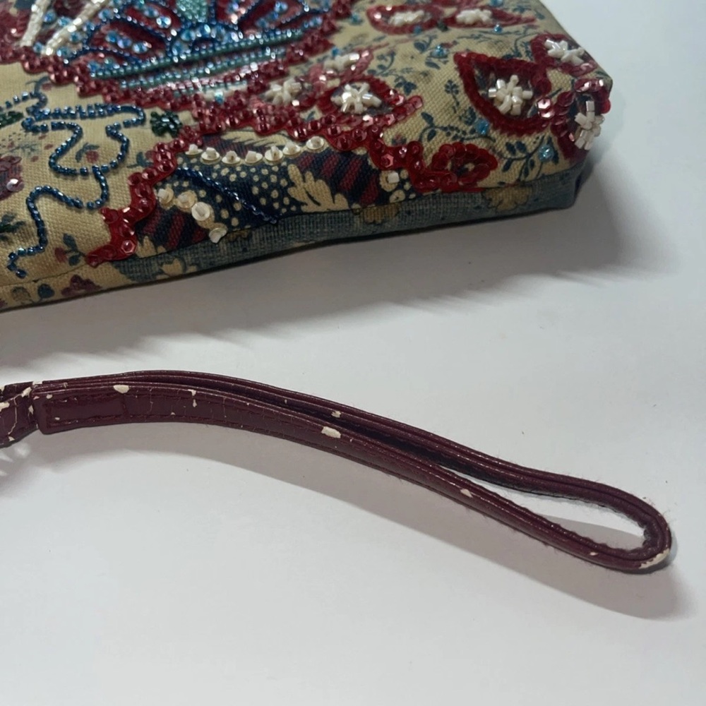 Vintage Isabella Fiore Beaded Clutch/ Handbag - Picture 5 of 10